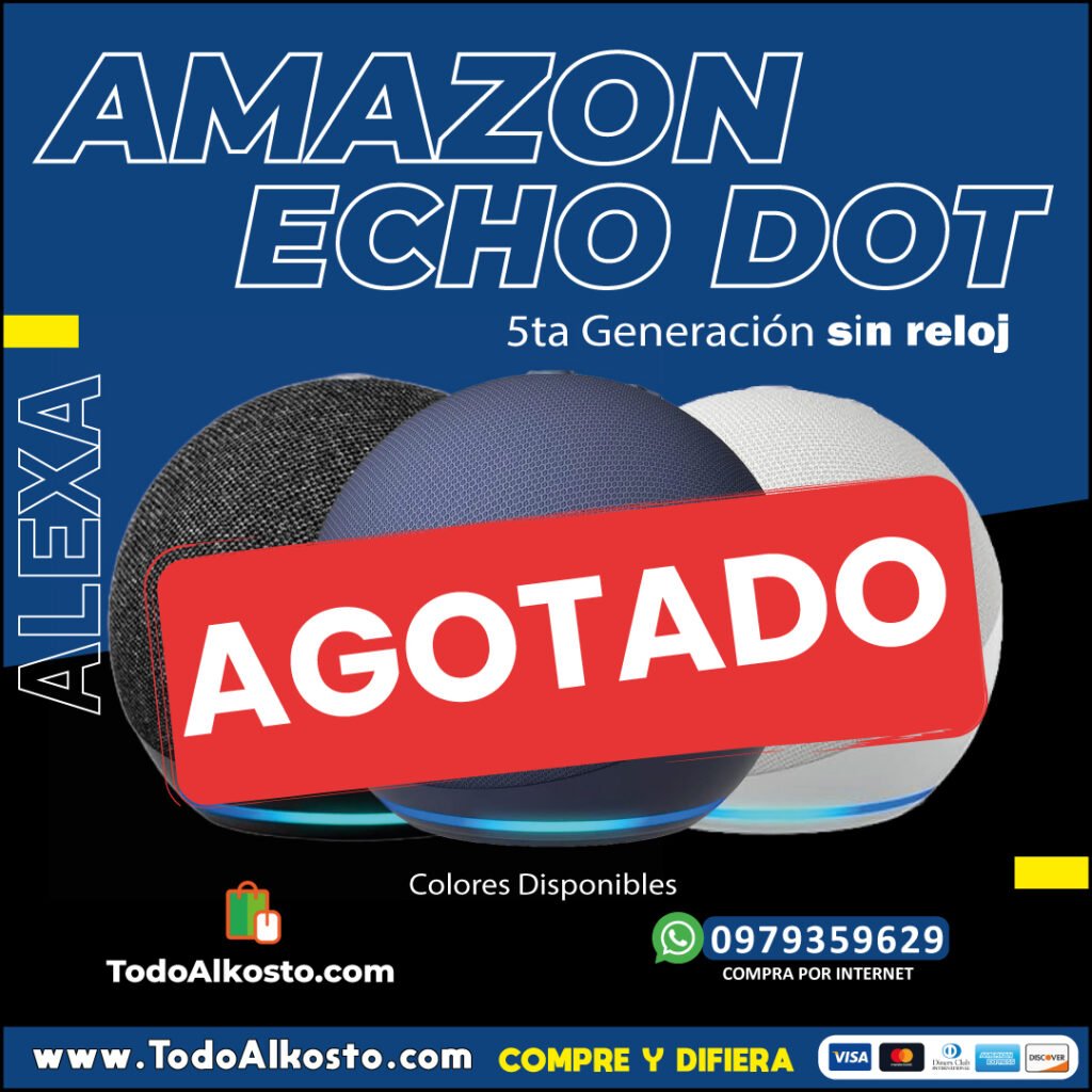 Echo Dot sin Reloj (5.ª generación) | Parlante inteligente