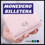 Billetera Monedero de broche en forma de corazón