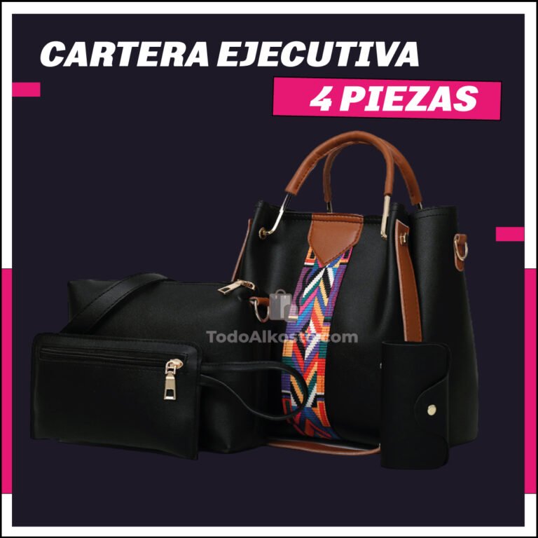 SET 4 BOLSAS MUJER COSMETIQUERA