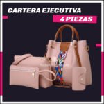 Rosado-Cartera 4 Piezas