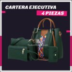 Verde-Cartera 4 Piezas