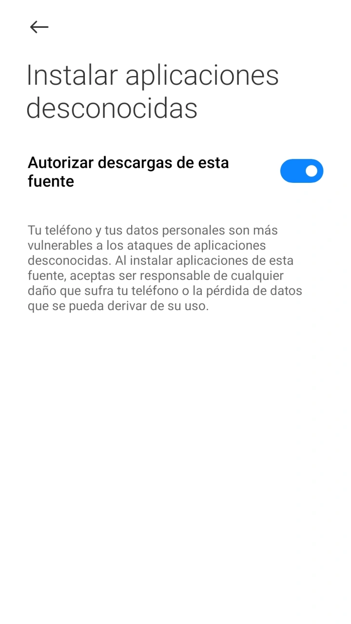 Autoriza las descargas desde fuentes confiables para optimizar el funcionamiento de tu aplicación 1win.
